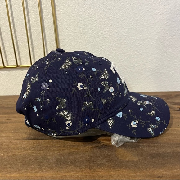Tampa Bay Devil Rays Hat Cap Women Butterfly Flowers Blue Strapback 9Twenty NEW - Picture 4 of 5